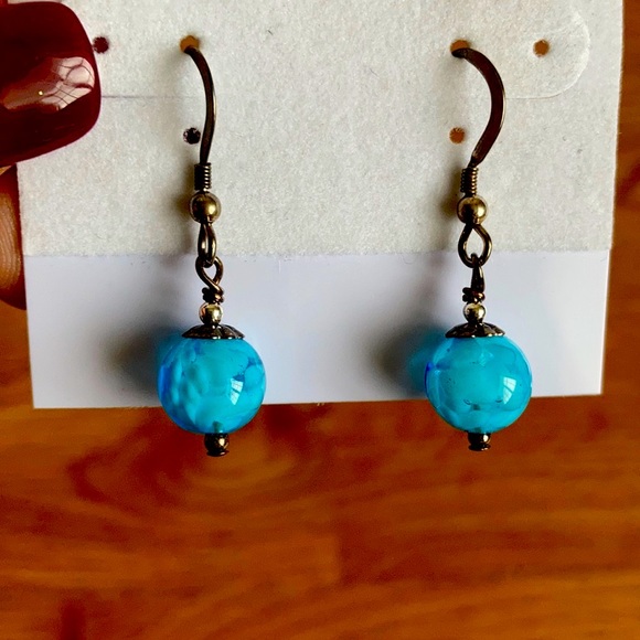 Beautiful Byzantine Murano Sterling Jewelry Set - Picture 5 of 6